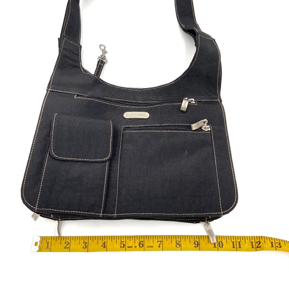 Baggallini Charcoal Crossbody Shoulder Bag - Picture 5 of 13
